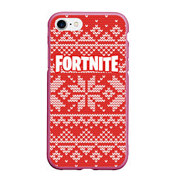 Чехол iPhone 7/8 матовый Fortnite New Year