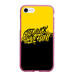 Чехол iPhone 7/8 матовый GLHF: Yellow Style