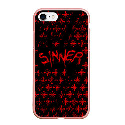 Чехол iPhone 7/8 матовый Far Cry 5: Sinner, цвет: 3D-светло-розовый