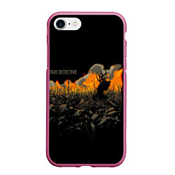 Чехол iPhone 7/8 матовый True Detective: Fire