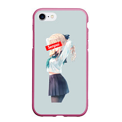 Чехол iPhone 7/8 матовый Senpai School Girl