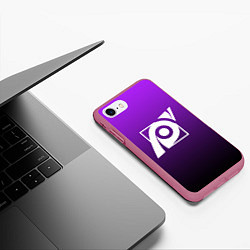 Чехол iPhone 7/8 матовый R6S: Jacal, цвет: 3D-малиновый — фото 2