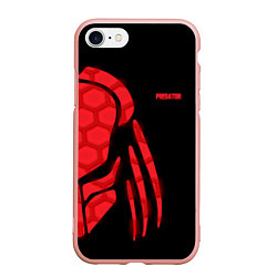 Чехол iPhone 7/8 матовый Predator: Red Light