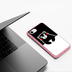 Чехол iPhone 7/8 матовый Kumamon Surprised, цвет: 3D-баблгам — фото 2