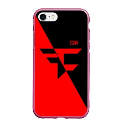 Чехол iPhone 7/8 матовый FaZe Clan: Red & Black