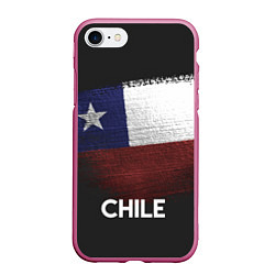 Чехол iPhone 7/8 матовый Chile Style, цвет: 3D-малиновый