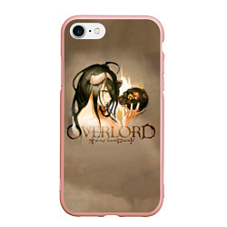 Чехол iPhone 7/8 матовый Overlord Albedo, цвет: 3D-светло-розовый