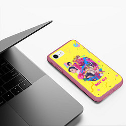 Чехол iPhone 7/8 матовый NCT 127 Stores, цвет: 3D-малиновый — фото 2