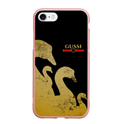 Чехол iPhone 7/8 матовый GUSSI: Gold Edition