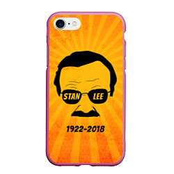 Чехол iPhone 7/8 матовый Stan Lee 1922-2018