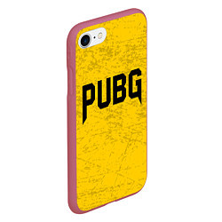 Чехол iPhone 7/8 матовый PUBG: Quake Style, цвет: 3D-малиновый — фото 2