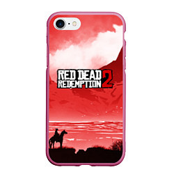 Чехол iPhone 7/8 матовый RDR 2: Red Sun