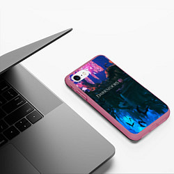 Чехол iPhone 7/8 матовый Darksiders 3, цвет: 3D-малиновый — фото 2