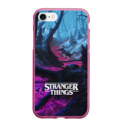 Чехол iPhone 7/8 матовый Stranger Things: Wild Wood