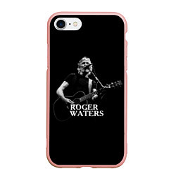 Чехол iPhone 7/8 матовый Roger Waters, цвет: 3D-светло-розовый