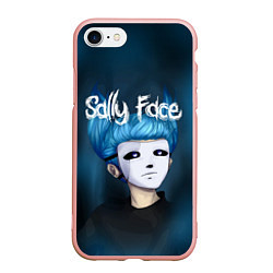 Чехол iPhone 7/8 матовый Sally Face, цвет: 3D-светло-розовый