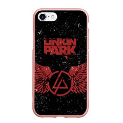 Чехол iPhone 7/8 матовый Linkin Park: Red Airs