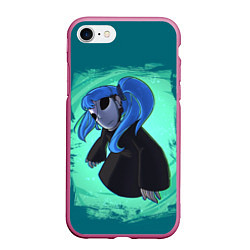 Чехол iPhone 7/8 матовый Sally Face, цвет: 3D-малиновый