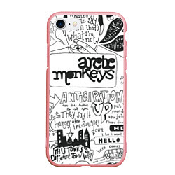 Чехол iPhone 7/8 матовый Arctic Monkeys: Up, цвет: 3D-баблгам