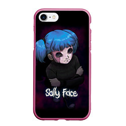 Чехол iPhone 7/8 матовый Sally Face: Lonely, цвет: 3D-малиновый