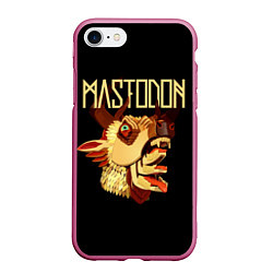 Чехол iPhone 7/8 матовый Mastodon: Leviathan, цвет: 3D-малиновый