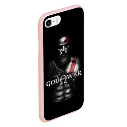 Чехол iPhone 7/8 матовый God of War, цвет: 3D-светло-розовый — фото 2