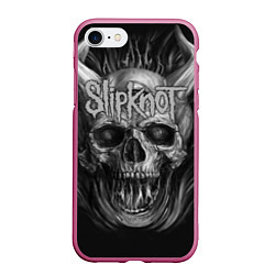 Чехол iPhone 7/8 матовый Slipknot: Devil Skull