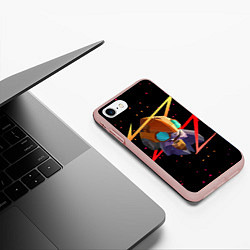 Чехол iPhone 7/8 матовый Dota 2 Tinker, цвет: 3D-светло-розовый — фото 2