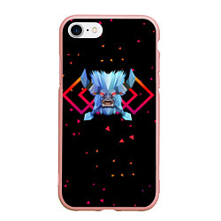 Чехол iPhone 7/8 матовый Dota 2 - Spirit Breaker, цвет: 3D-светло-розовый