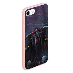 Чехол iPhone 7/8 матовый Overlord, цвет: 3D-светло-розовый — фото 2