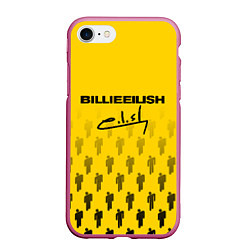 Чехол iPhone 7/8 матовый Billie Eilish: Yellow Autograph