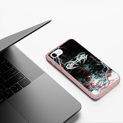 Чехол iPhone 7/8 матовый GHOSTEMANE, цвет: 3D-светло-розовый — фото 2