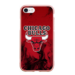 Чехол iPhone 7/8 матовый CHICAGO BULLS