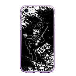 Чехол iPhone 7/8 матовый My Chemical Romance, цвет: 3D-сиреневый