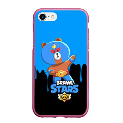 Чехол iPhone 7/8 матовый BRAWL STARS EL BROWN