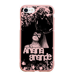 Чехол iPhone 7/8 матовый ARIANA GRANDE, цвет: 3D-светло-розовый