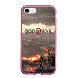 Чехол iPhone 7/8 матовый GOD OF WAR