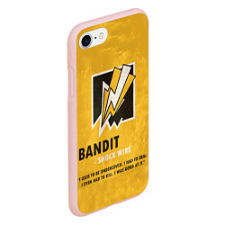 Чехол iPhone 7/8 матовый Bandit R6s, цвет: 3D-светло-розовый — фото 2