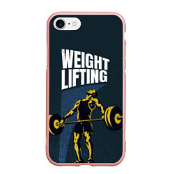 Чехол iPhone 7/8 матовый Wheight lifting