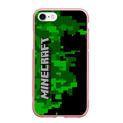 Чехол iPhone 7/8 матовый MINECRAFT