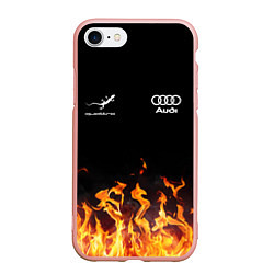 Чехол iPhone 7/8 матовый Audi Ауди