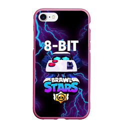 Чехол iPhone 7/8 матовый Brawl Stars 8-BIT