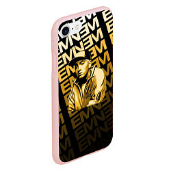 Чехол iPhone 7/8 матовый Eminem, цвет: 3D-светло-розовый — фото 2