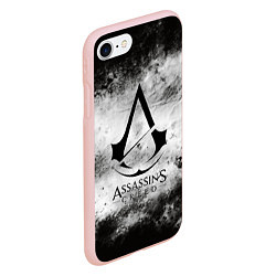 Чехол iPhone 7/8 матовый Assassin’s Creed, цвет: 3D-светло-розовый — фото 2