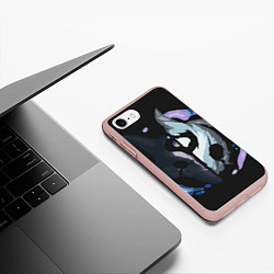 Чехол iPhone 7/8 матовый League of Legends, цвет: 3D-светло-розовый — фото 2