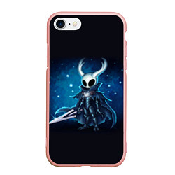 Чехол iPhone 7/8 матовый Hollow Knight, цвет: 3D-светло-розовый