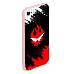 Чехол iPhone 7/8 матовый GURREN LAGANN, цвет: 3D-светло-розовый — фото 2