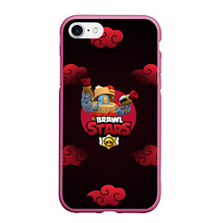 Чехол iPhone 7/8 матовый Brawl Stars Dumpling Darryl