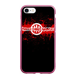 Чехол iPhone 7/8 матовый Three days grace