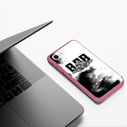 Чехол iPhone 7/8 матовый ВДВ, цвет: 3D-малиновый — фото 2